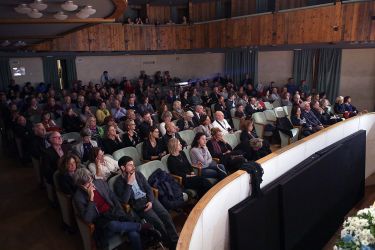 Pubblico in sala durante la premiazione