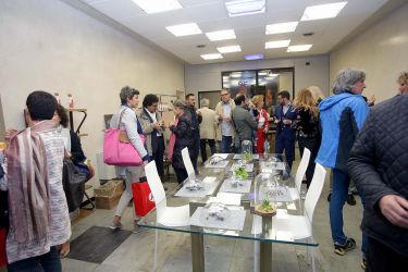 Brindisi finale presso lo spazio SELEZIONI - Artigianato Veneto